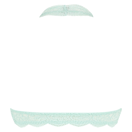 Halter Lace bralette, Grøn