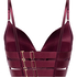 Formstøbt longline push-up-bøjle-bh Colette, Rød