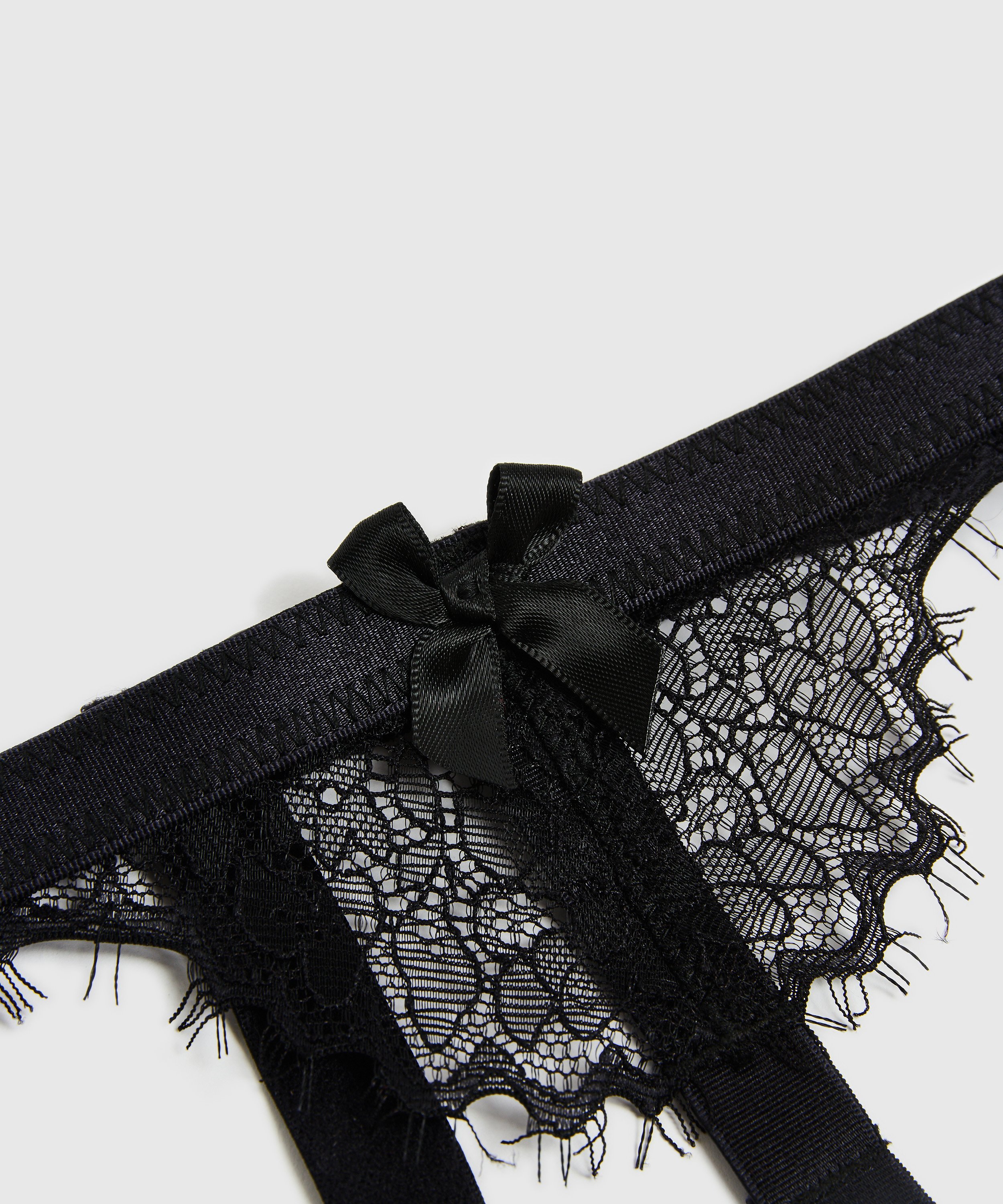 Suspender cuffs, Sort, main