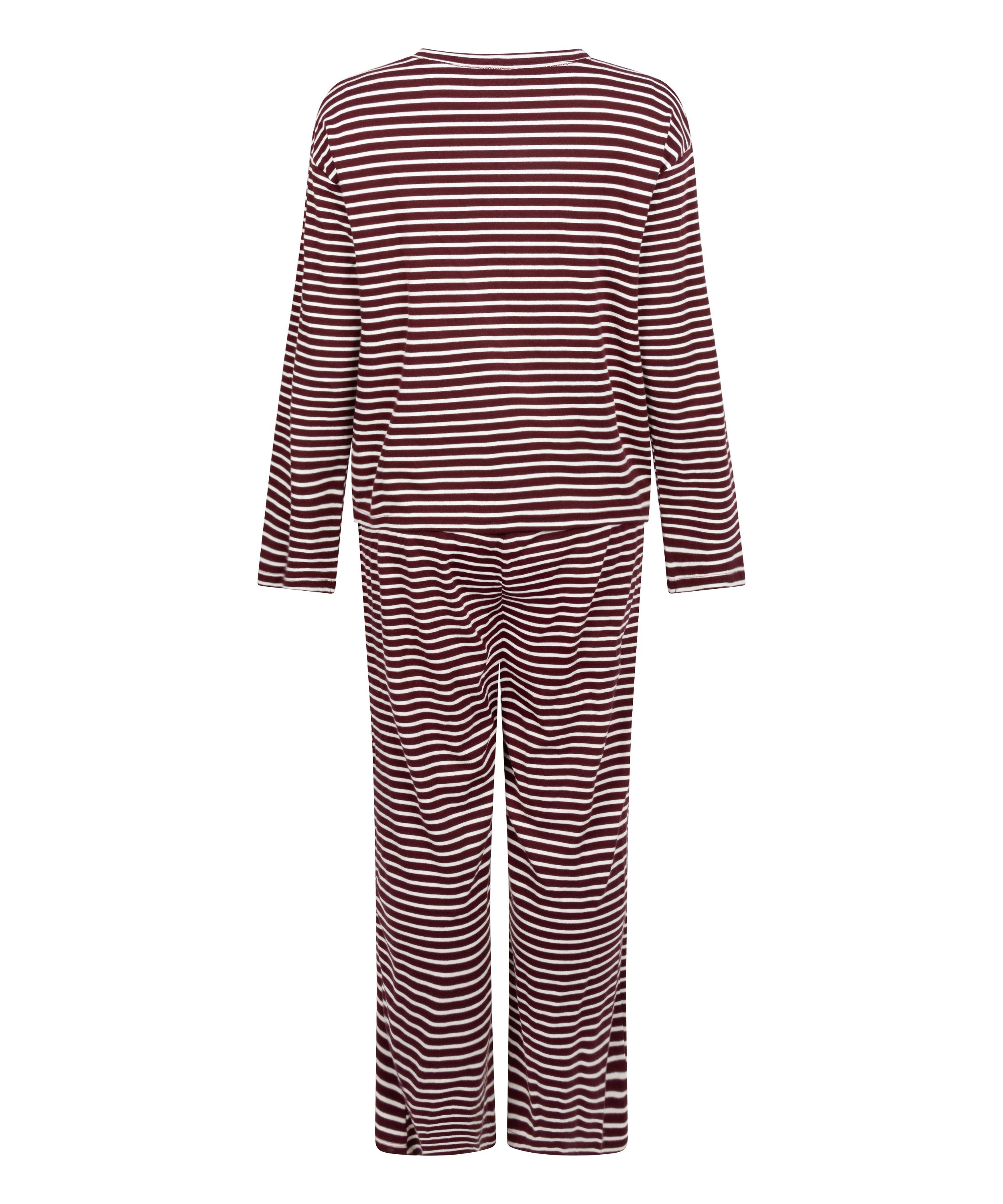 Pyjamas i bomuldsjersey, Lilla, main