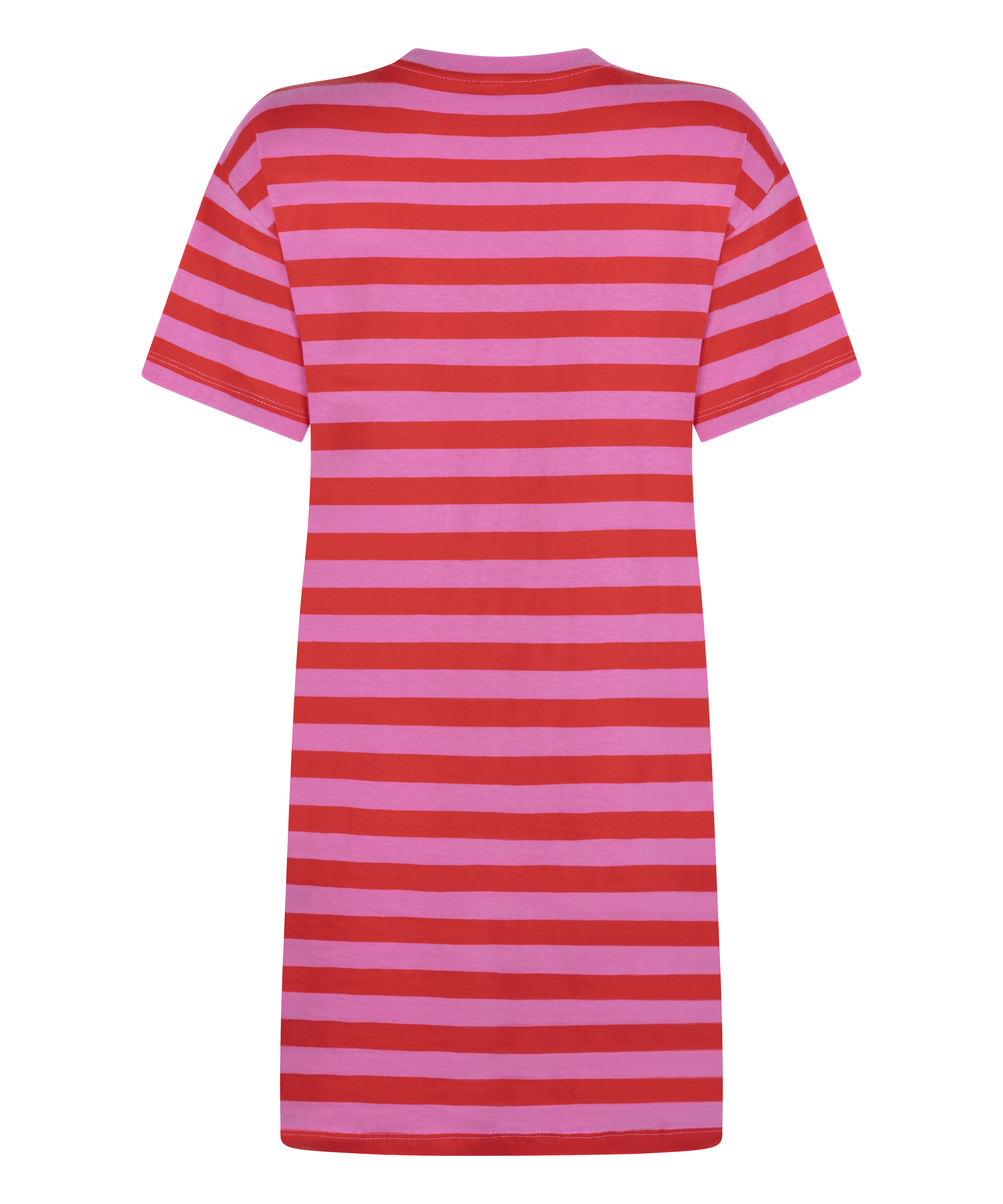 Natskjorte rund hals, Lyserød, main