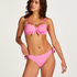 Formstøbt bikinitop med bøjle Scallop, pink