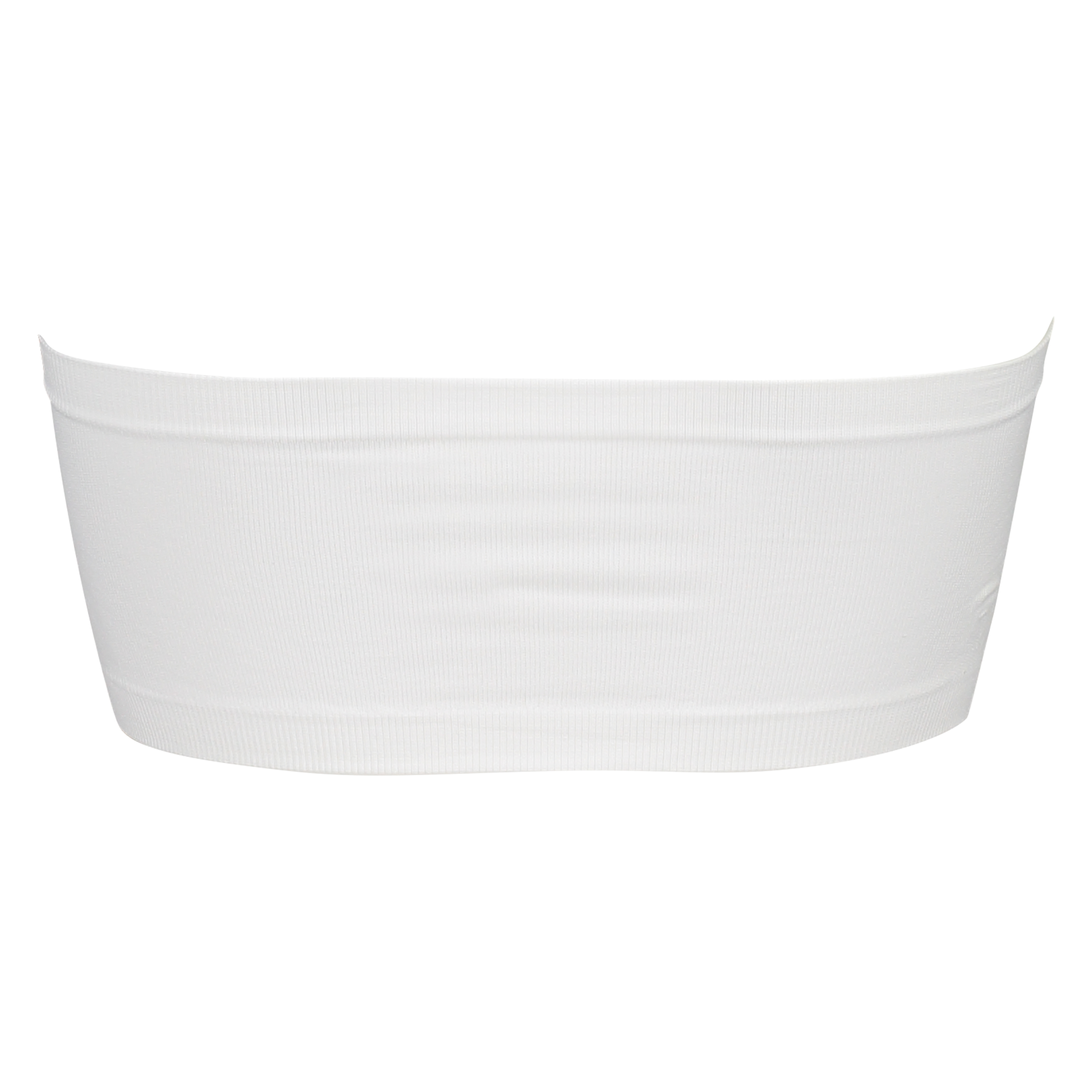 Seamless bandeau-top, Hvid, main