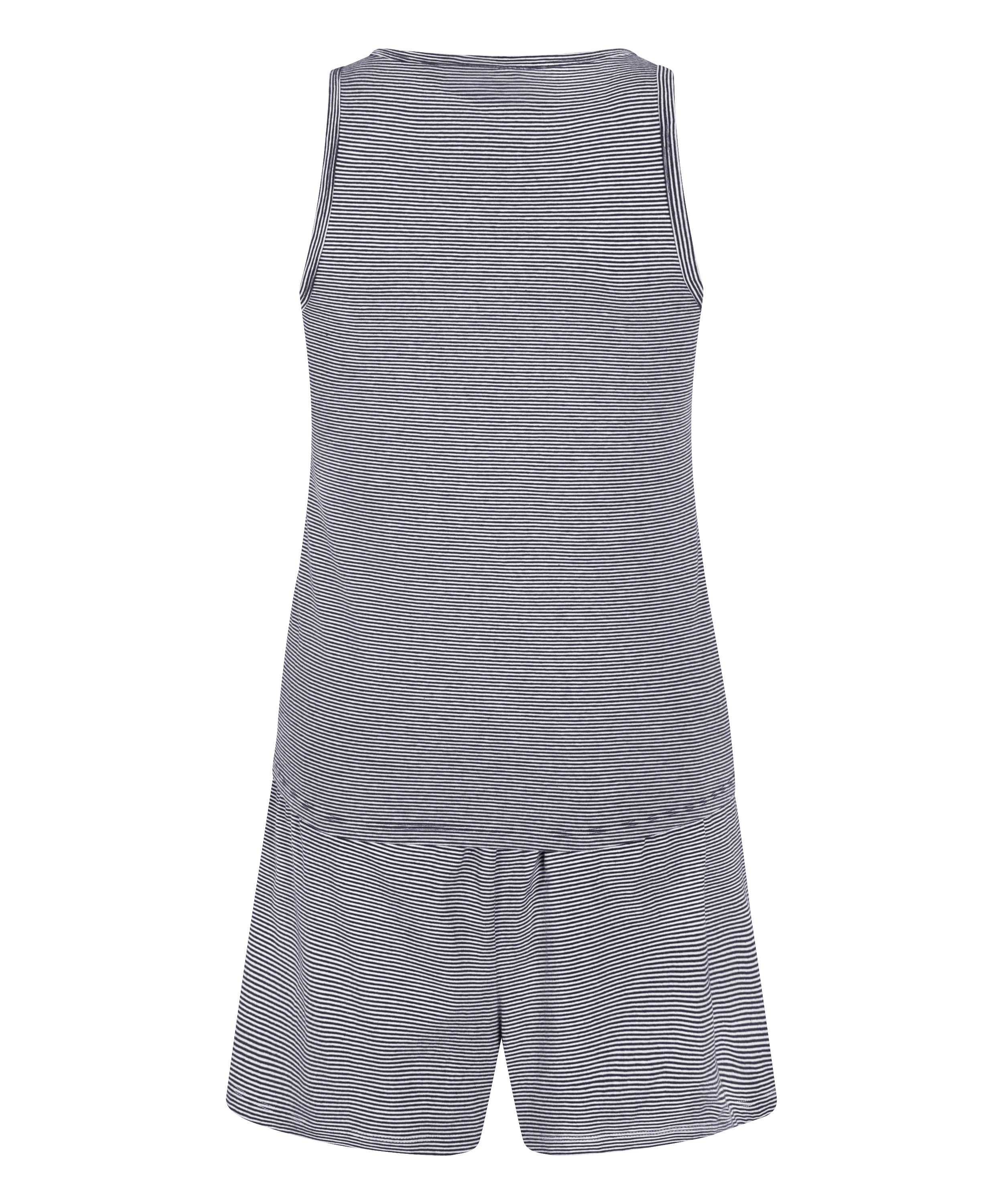 Pyjamasæt Singlet Jersey, Blå, main