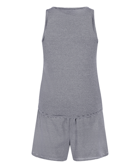Pyjamasæt Singlet Jersey, Blå
