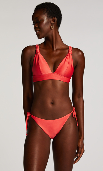 Triangle-bikinitop Luxe, rød