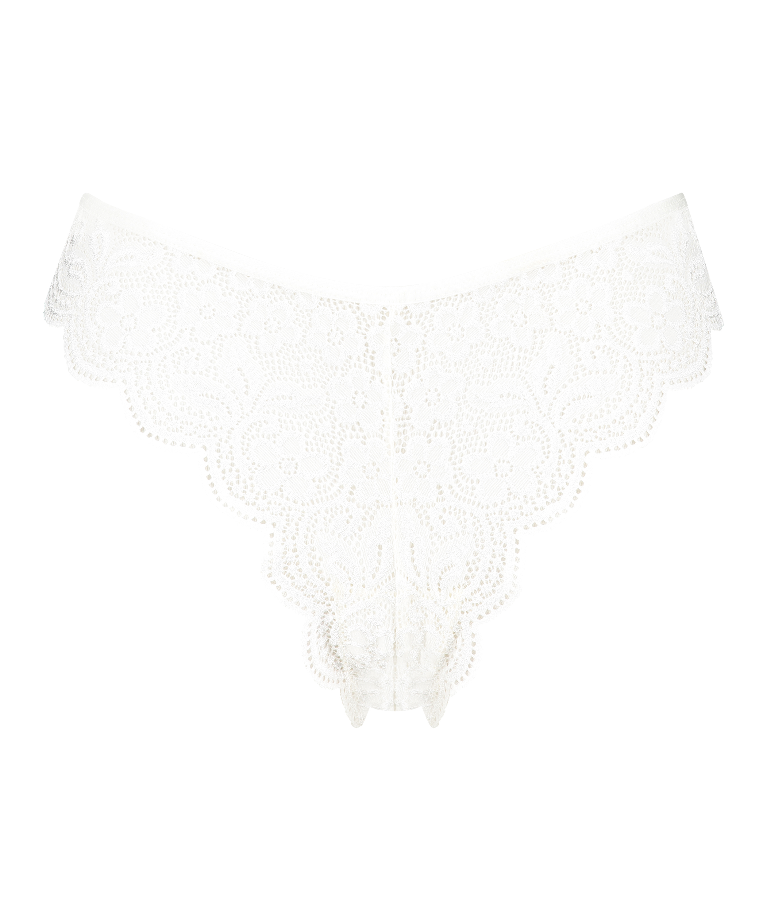 High leg brasiliansk trusse, hvid, main