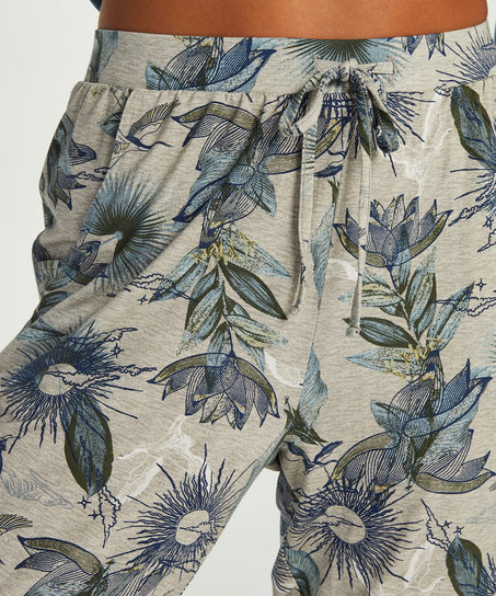 Petite pyjamasbukser jersey, Beige