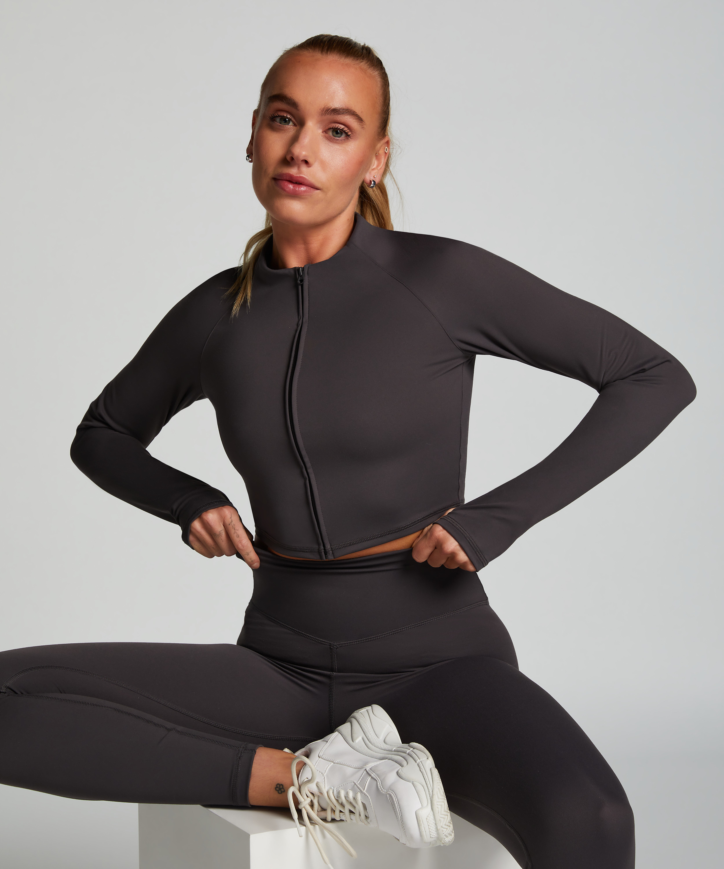 HKMX Sportsjakke, Grå, main