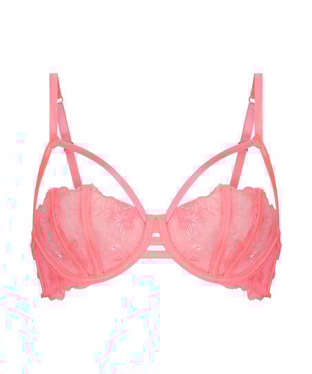 Ikke-formstøbt bøjle-bh Alexandra, Lyserød
