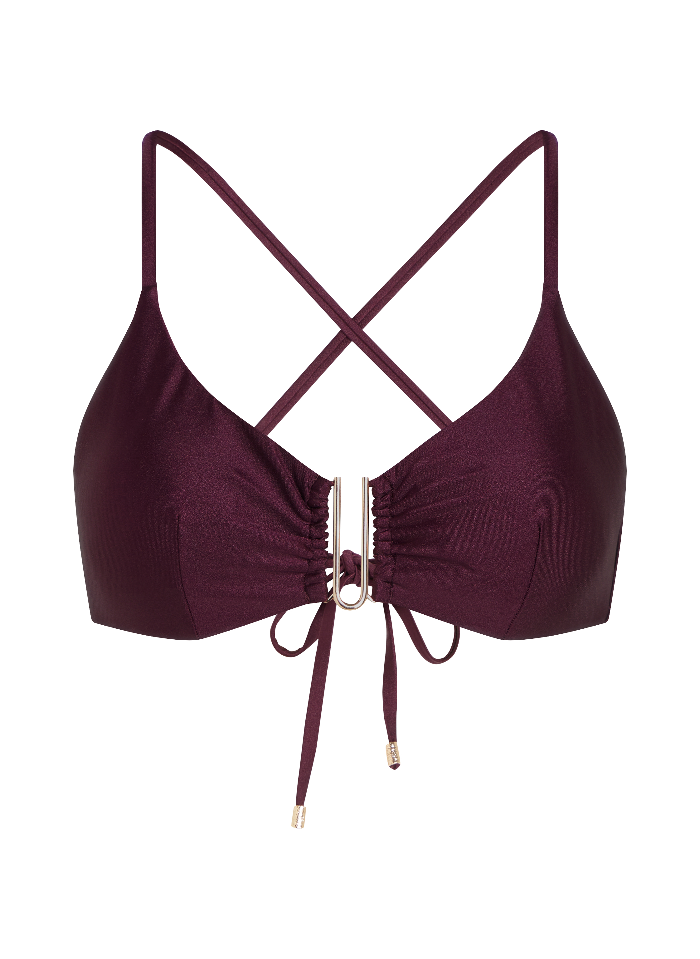 Bikini Crop Top Costa, Lilla, main