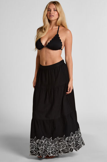 Hunkemöller Broderet nederdel Sort