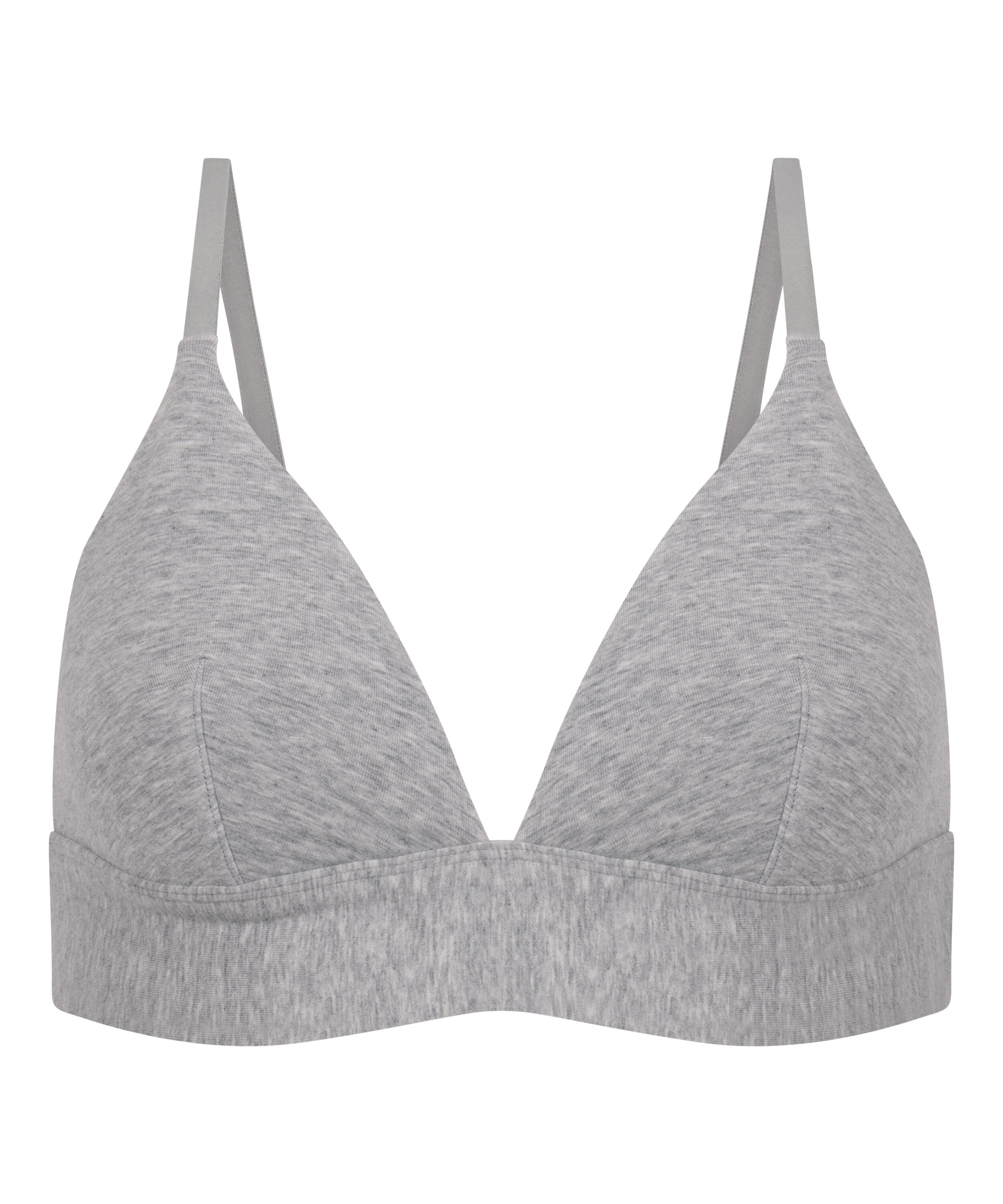 Bralette i bomuld, Gr&aring;
