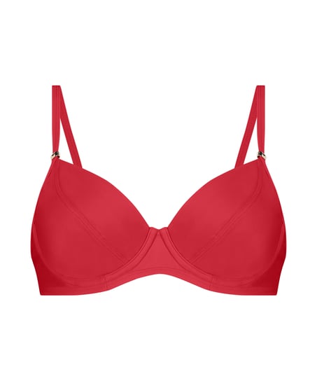 Bikinitop Luxe, Rød