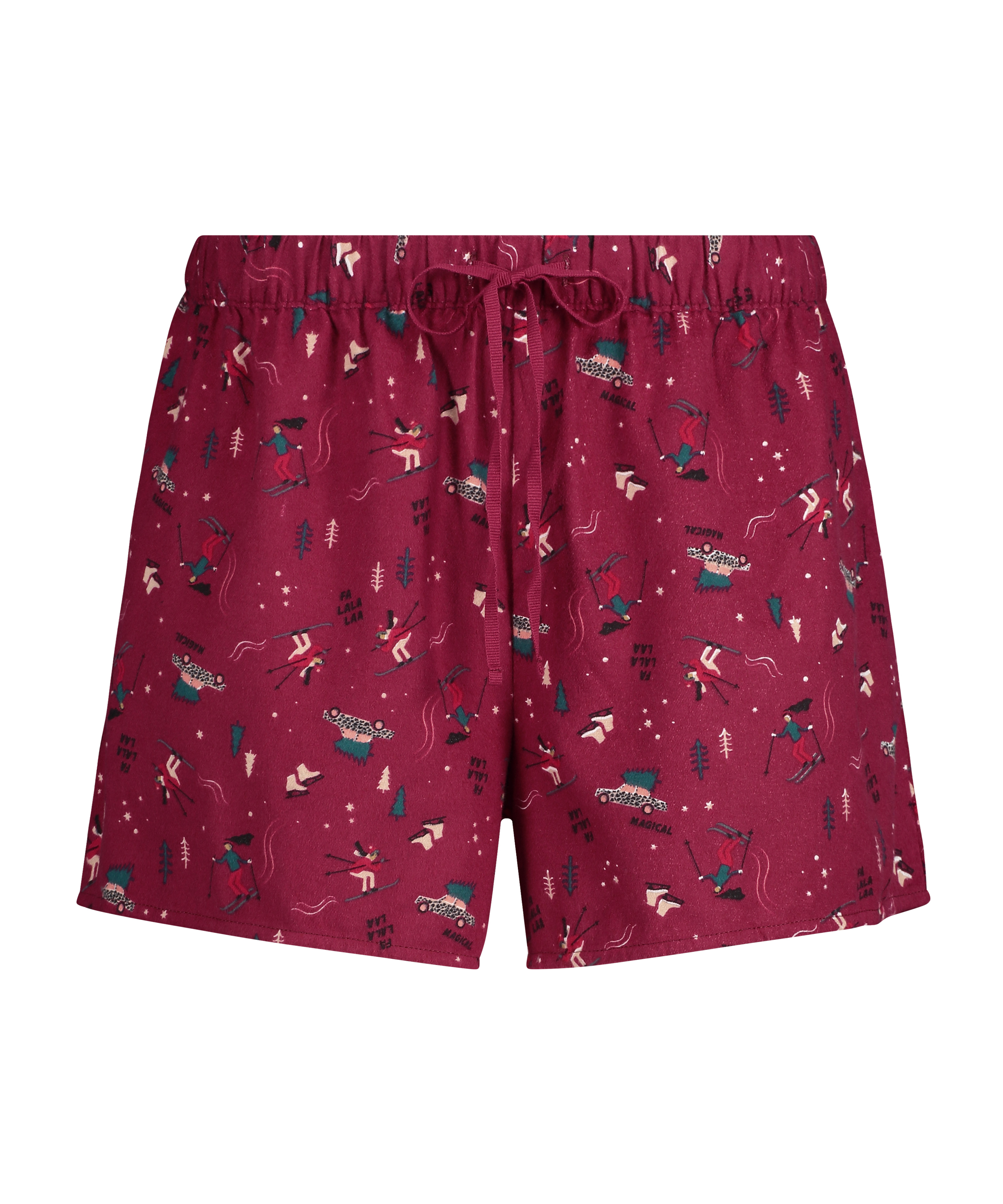 Shorts Twill, Rød, main