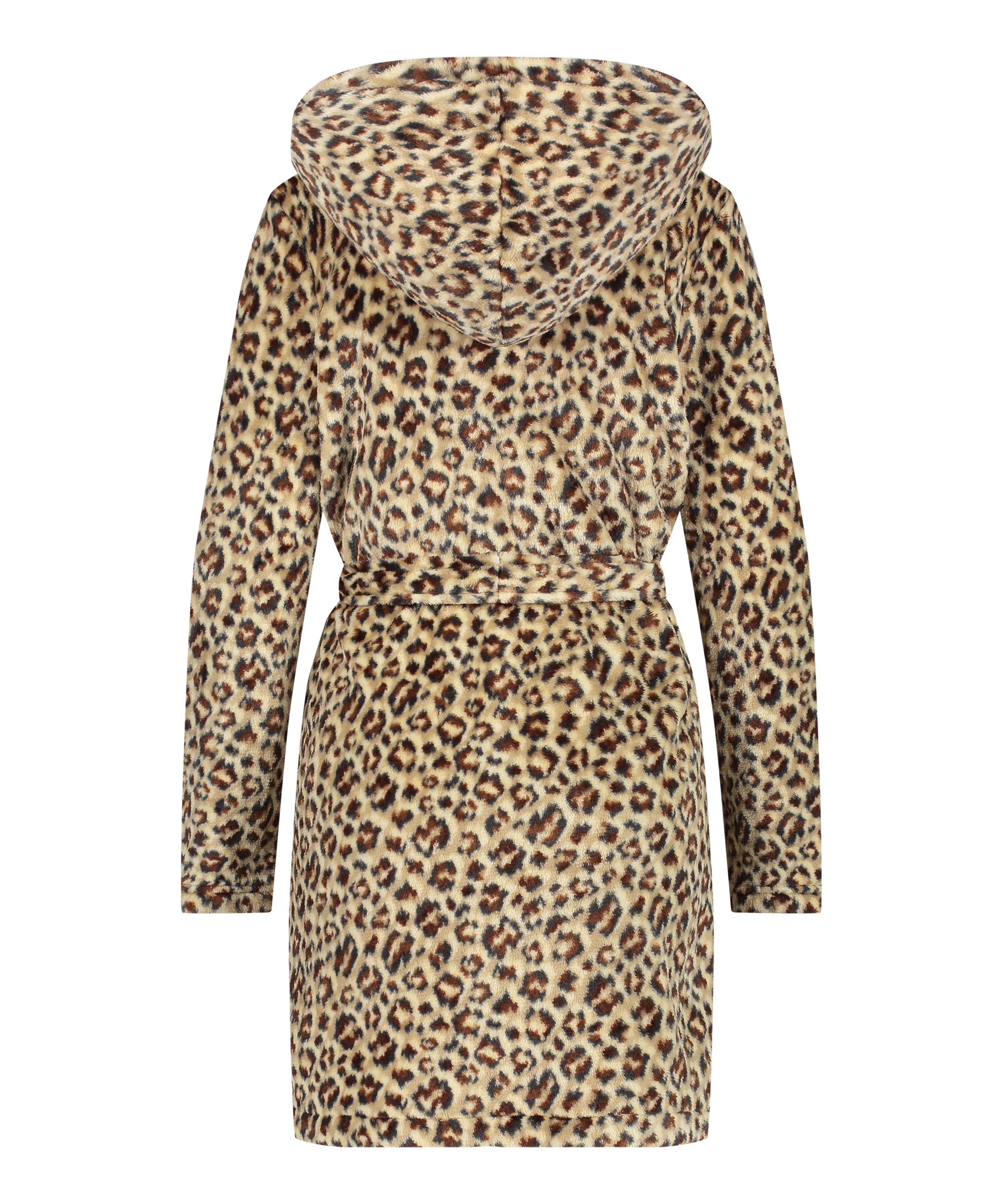 Fleece Badekåbe, Beige, main