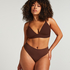 Smooth Triangle Bralette, Brun
