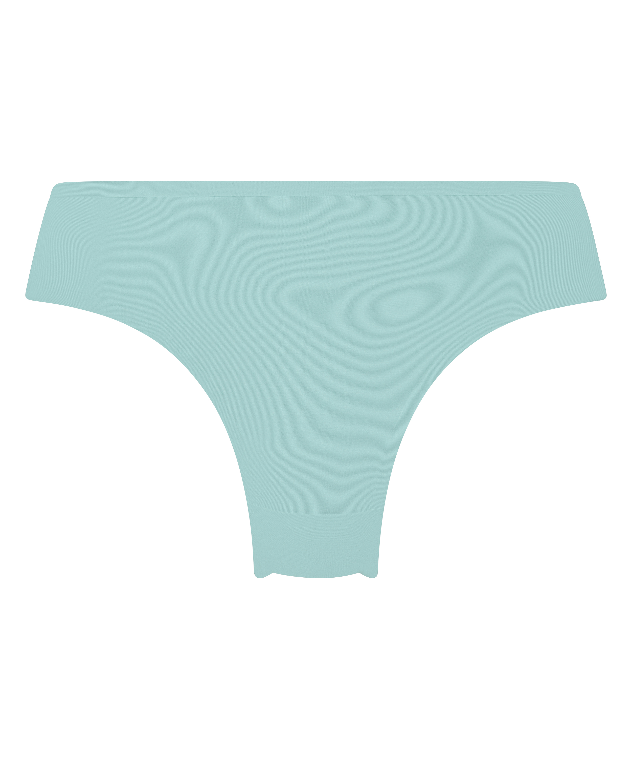 Usynlig brasiliansk trusse Lace Back, Blå, main