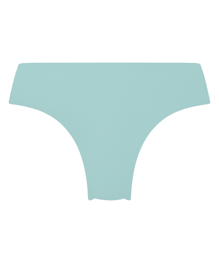 Usynlig brasiliansk trusse Lace Back, Blå