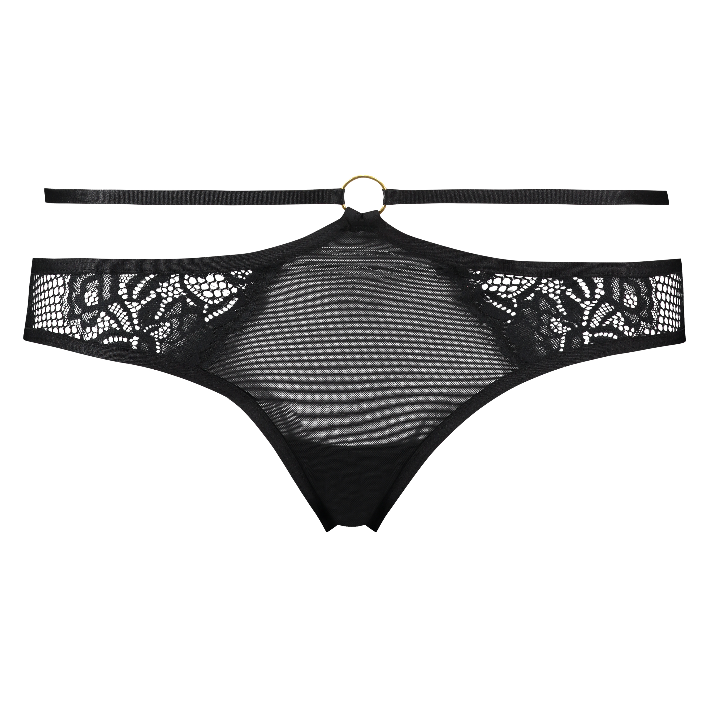 Jenny Open Back brasiliansk trusse, Sort, main