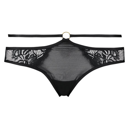 Jenny Open Back brasiliansk trusse, Sort