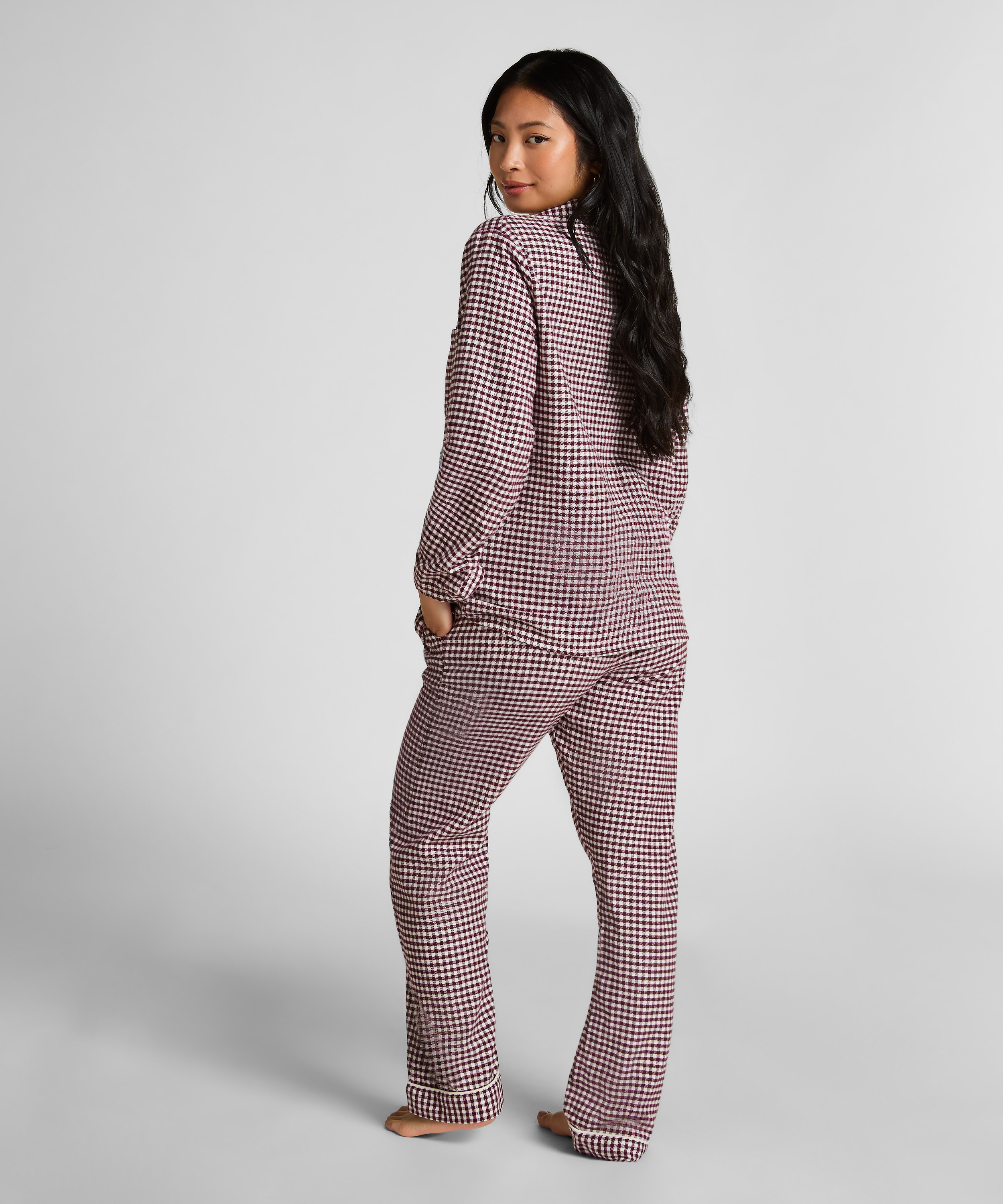 Pyjamastop Flonel Essentials, Lilla, main