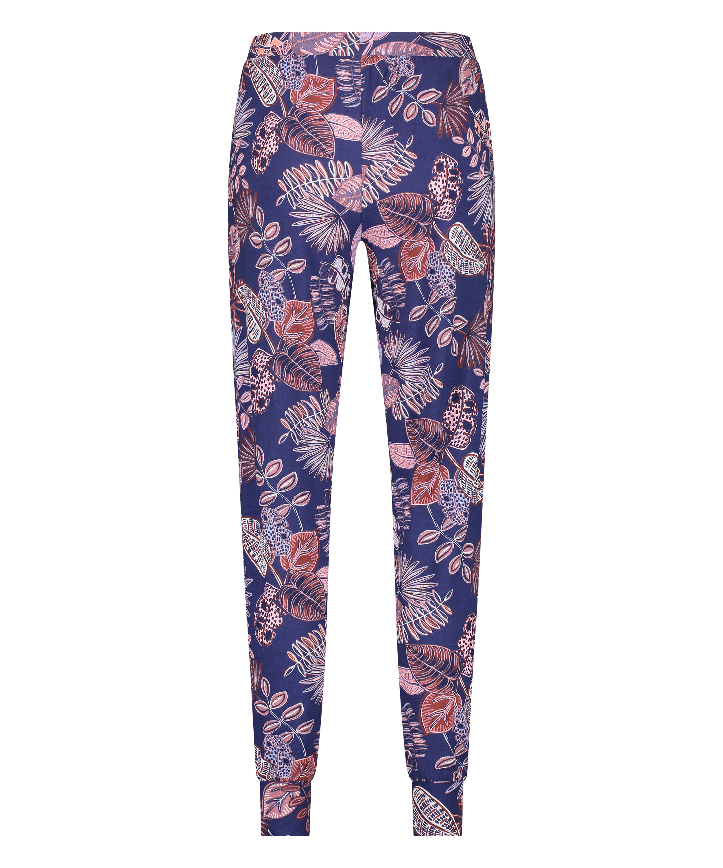 Petite Pyjamasbukser Jersey, bl&aring;, main