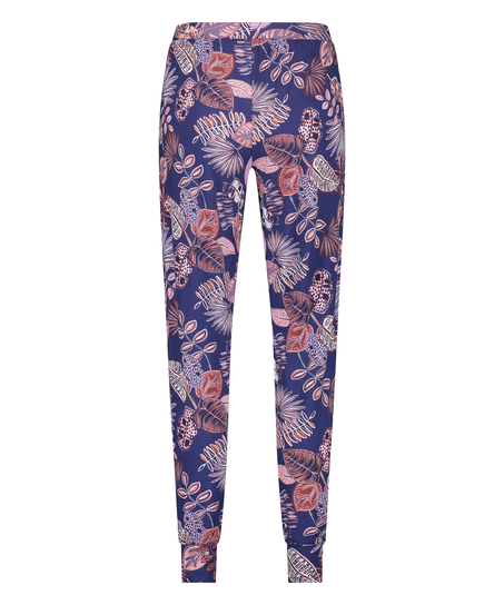 Petite Pyjamasbukser Jersey, bl&aring;