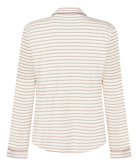 Lang&aelig;rmet jerseyjakke Essential, Hvid