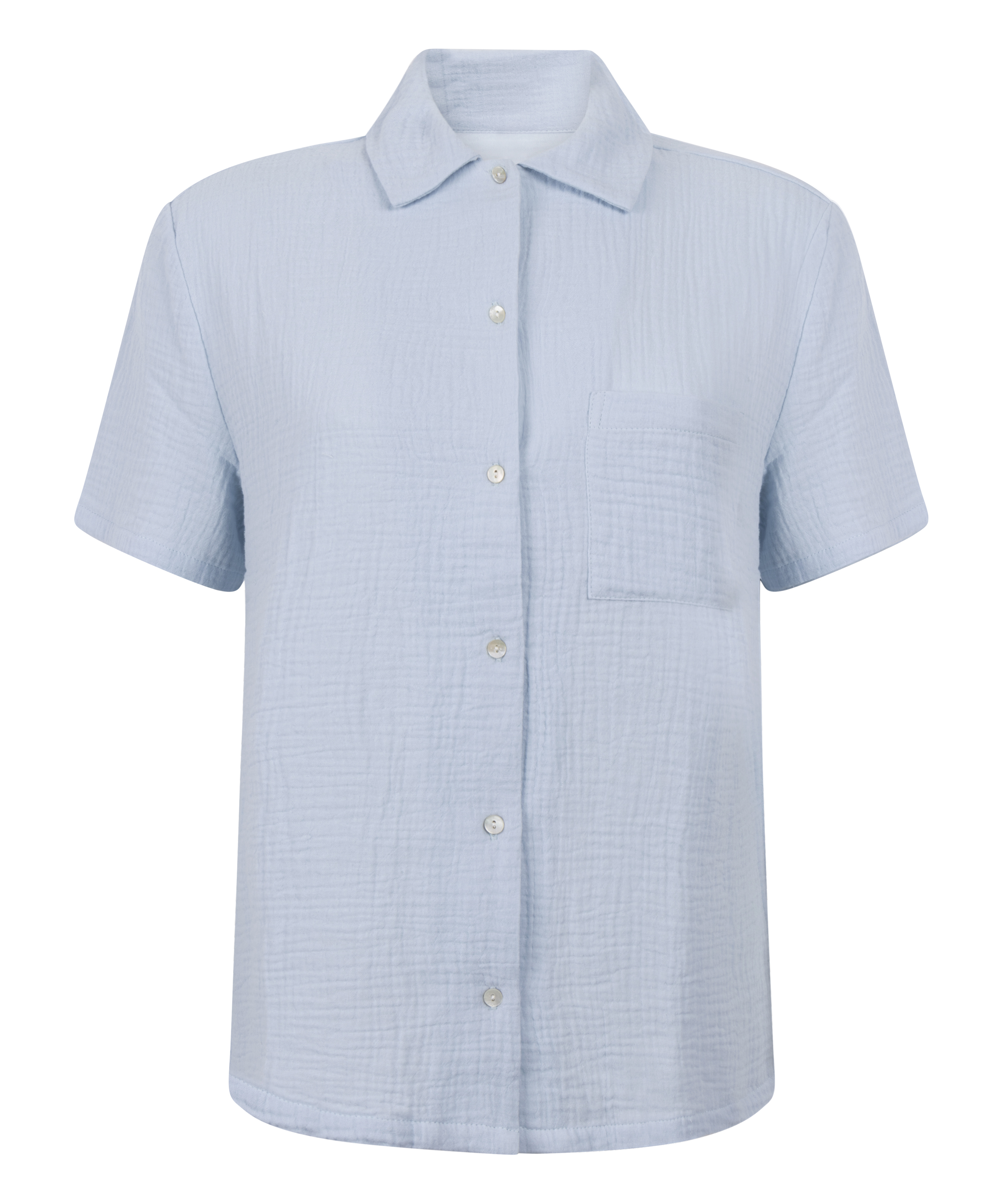 Muslin jakke, Blå, main