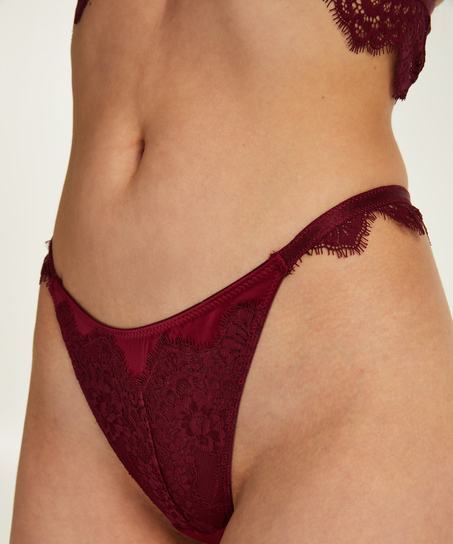 Højt udskåret g-streng Violet, lilla