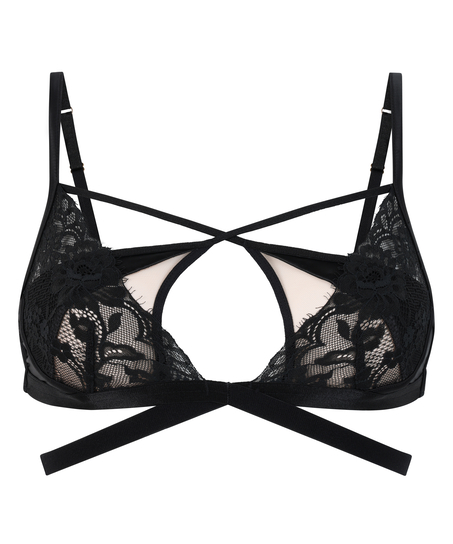 Bralette Nisha, Sort