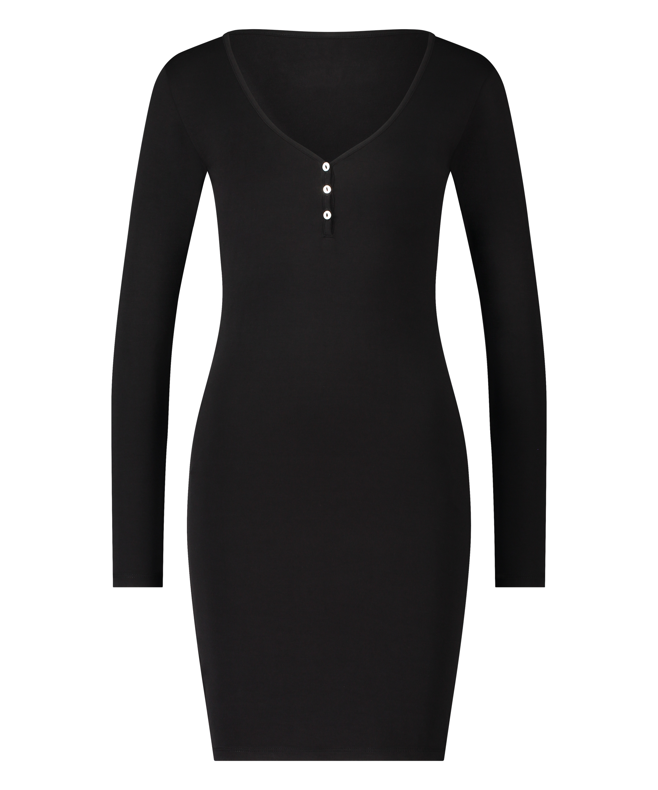 Pyjamas-Nattrøje Henley, lilla, main