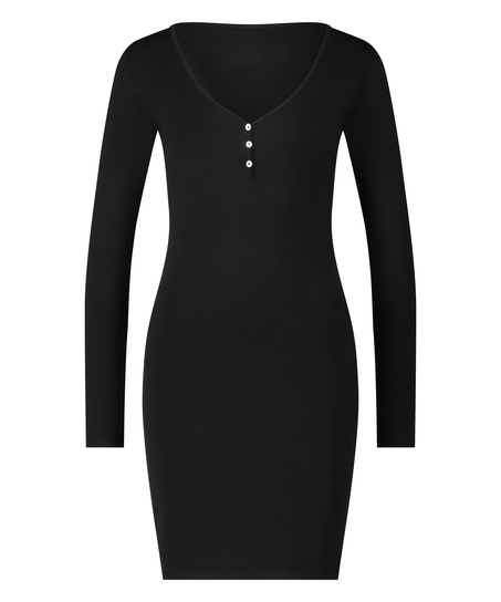 Pyjamas-Nattrøje Henley, lilla