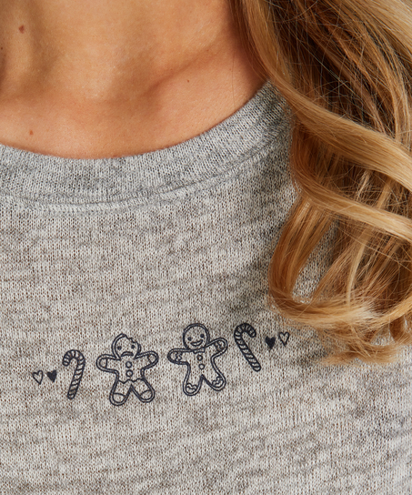 Gavesæt Lang Pyjamas Jersey, Grå