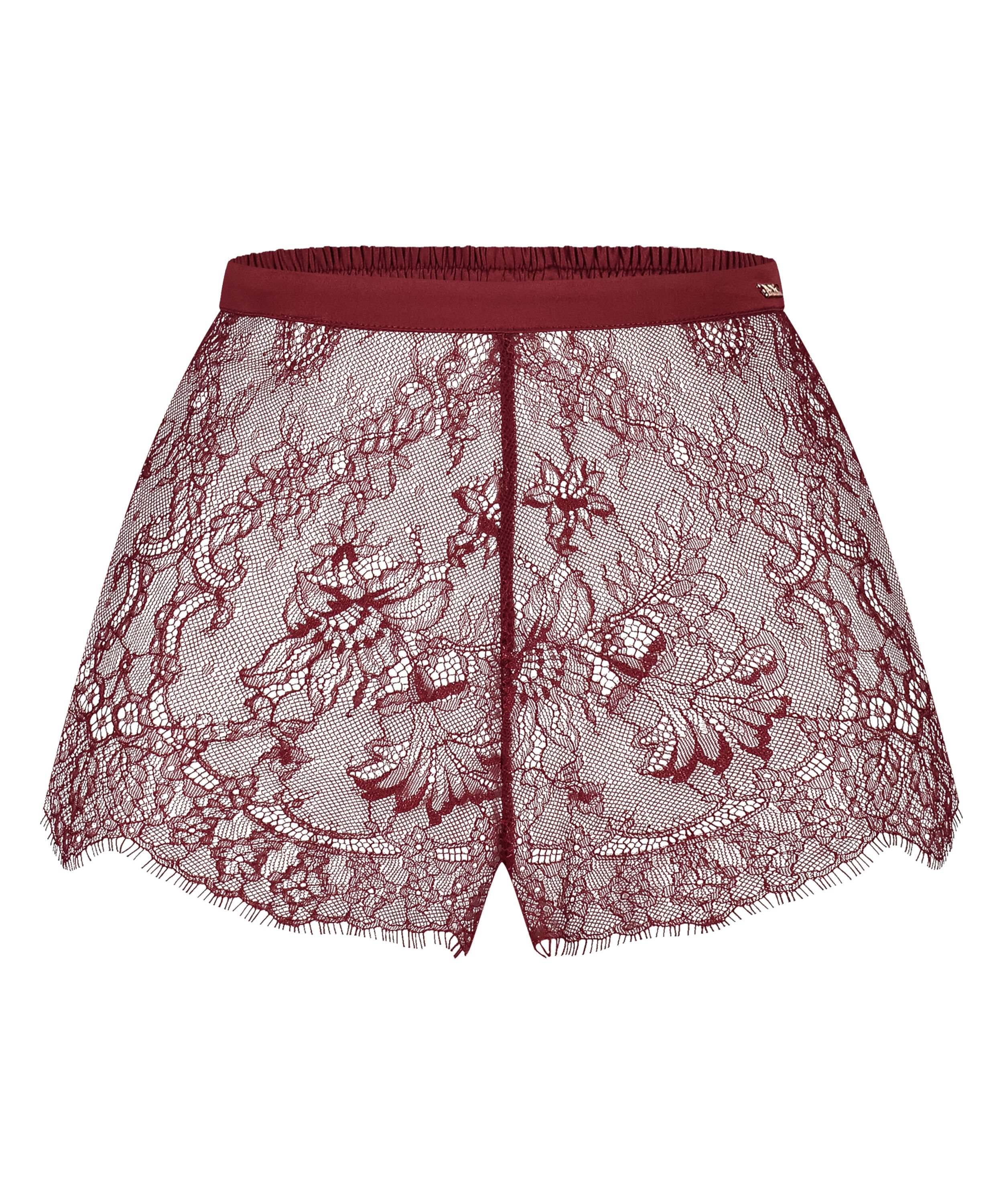 Shorts Lace Delphine, r&oslash;d