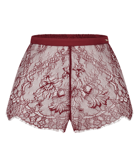 Shorts Lace Delphine, rød