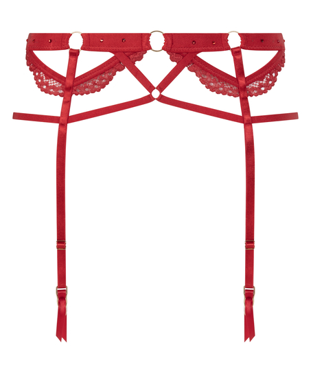 Private Jacky strømpeholder, Rød