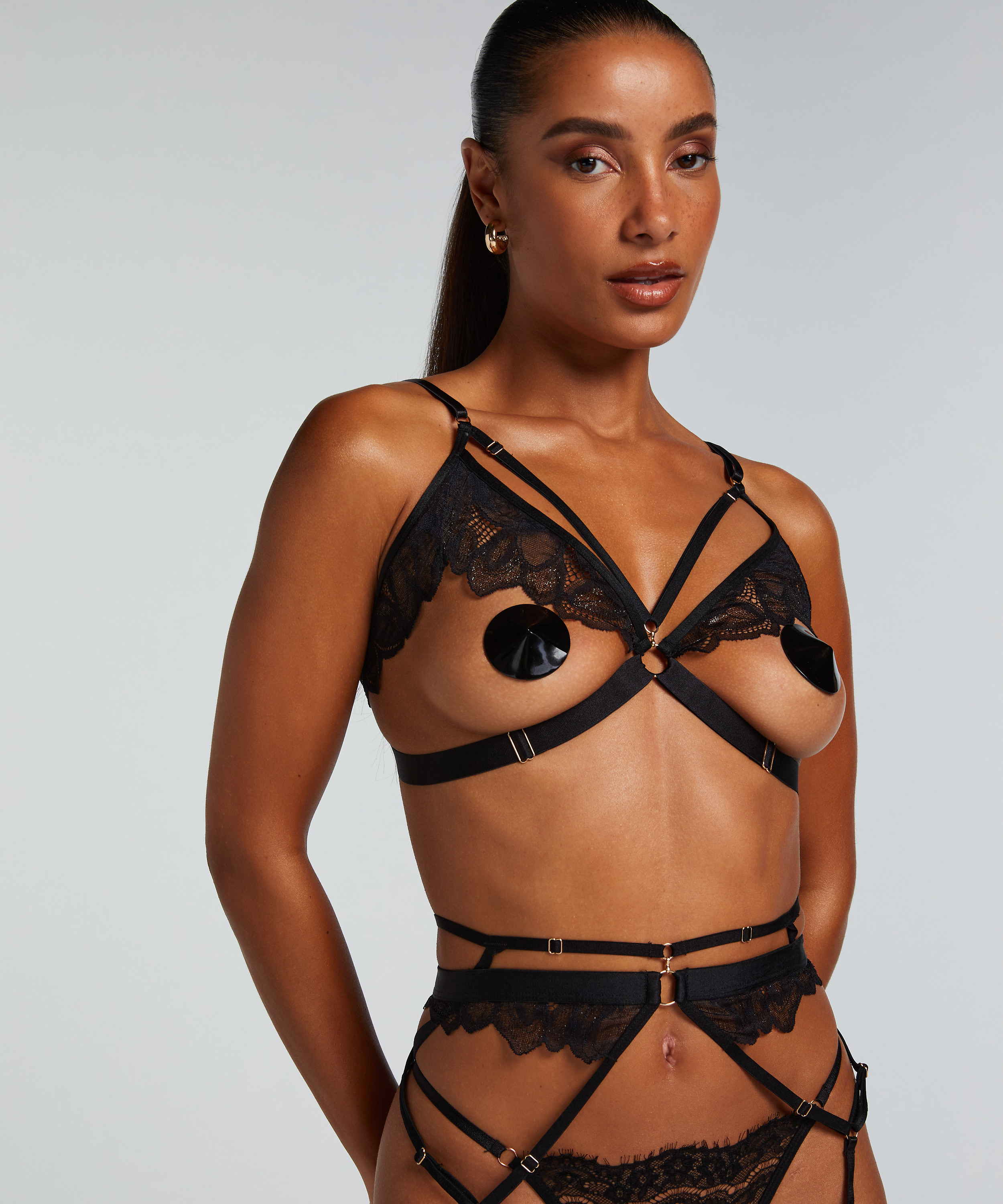 Bralette Billie, Sort, main