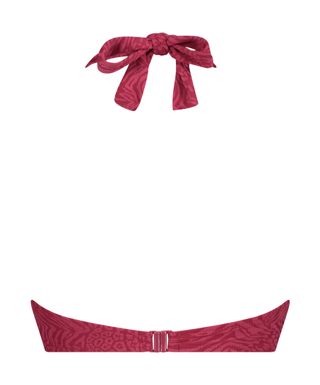 Formstøbt push-up bøjle-bikinitop Kai, rød