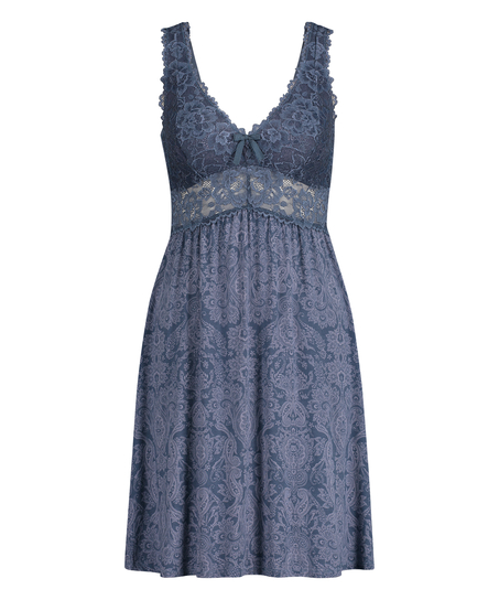 Natkjole Nora, bl&aring;