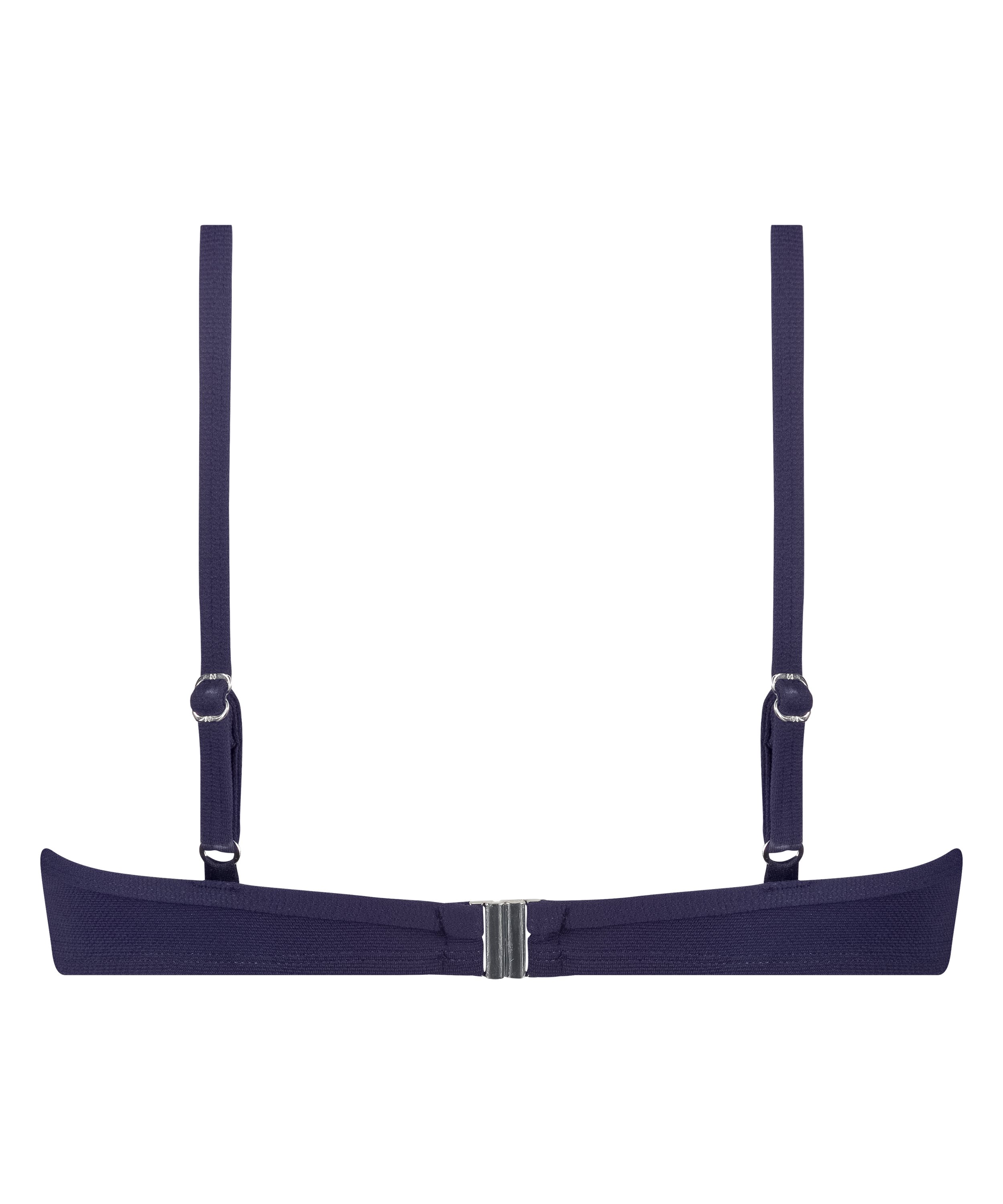 Formstøbt bikinitop med bøjle Scallop, Blå, main