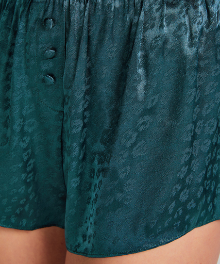 Shorts Leopard, Blå