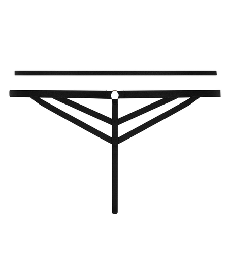 Nadia g-streng, sort