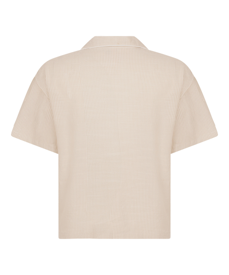 Jakke i bomuld, Beige