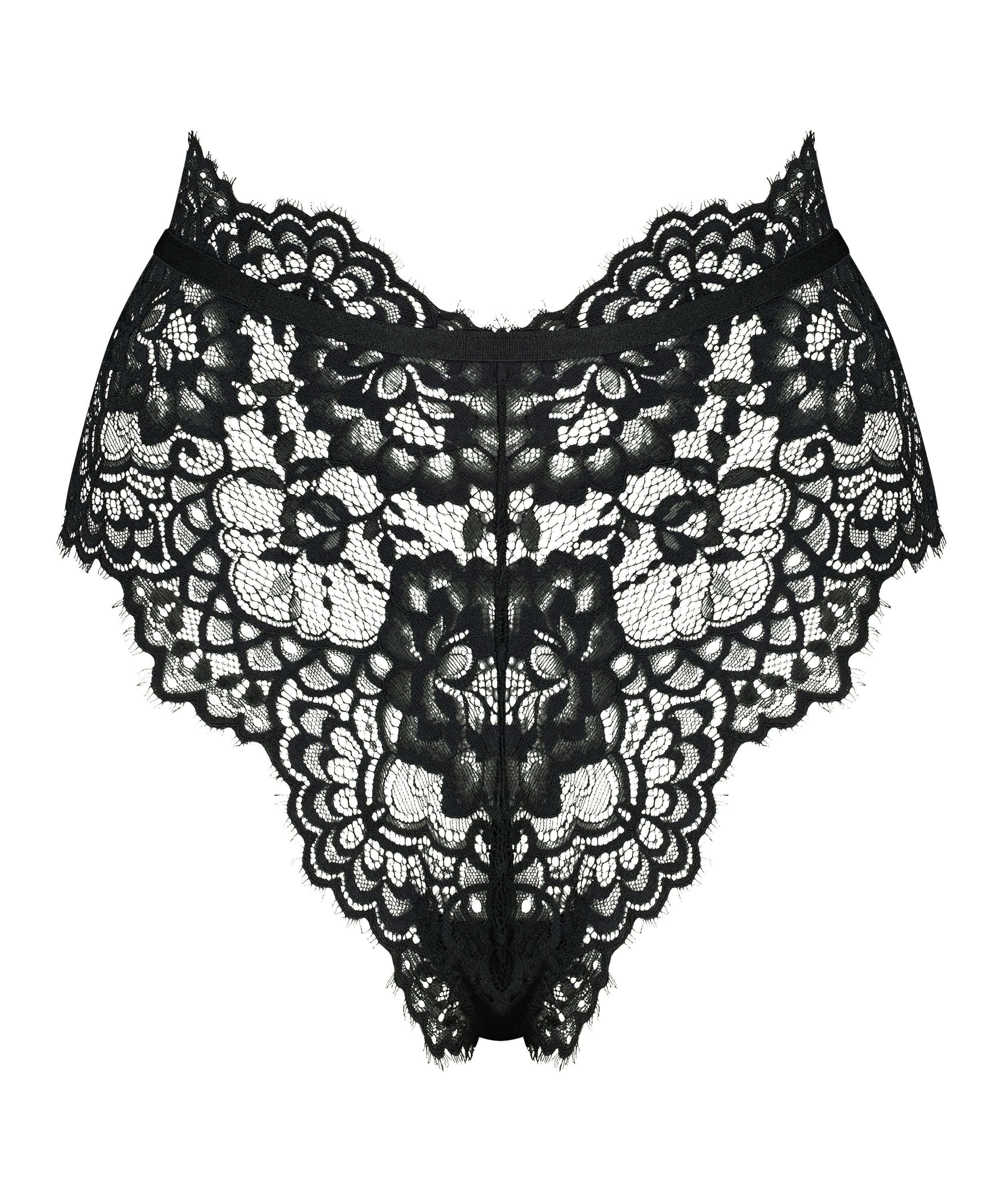 High leg brasiliansk trusse Marilyn, sort, main