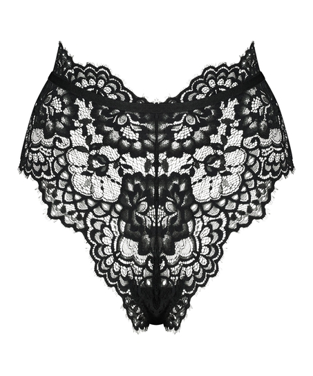 High leg brasiliansk trusse Marilyn, sort