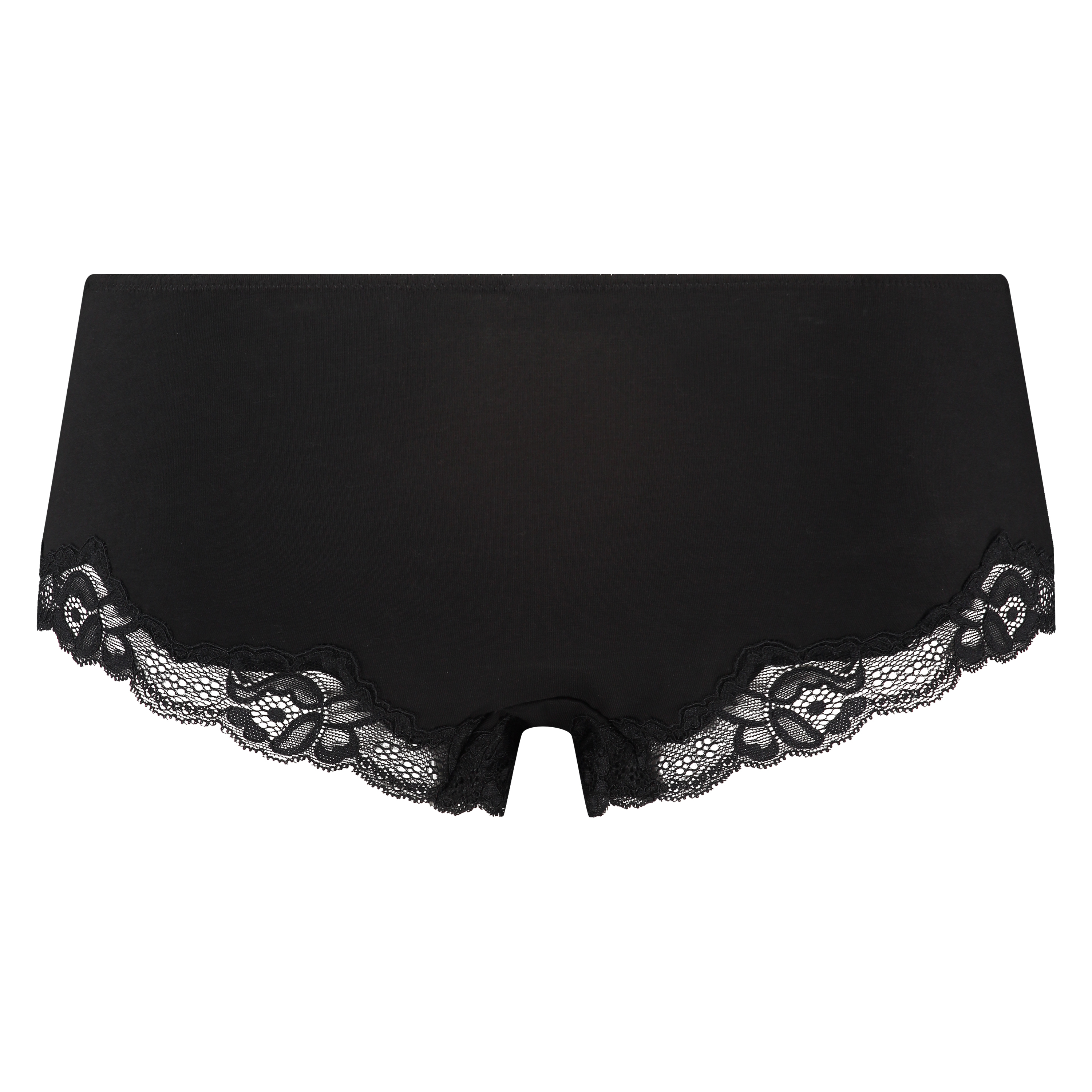 Boxertrusse Secret Lace bomuld, sort, main