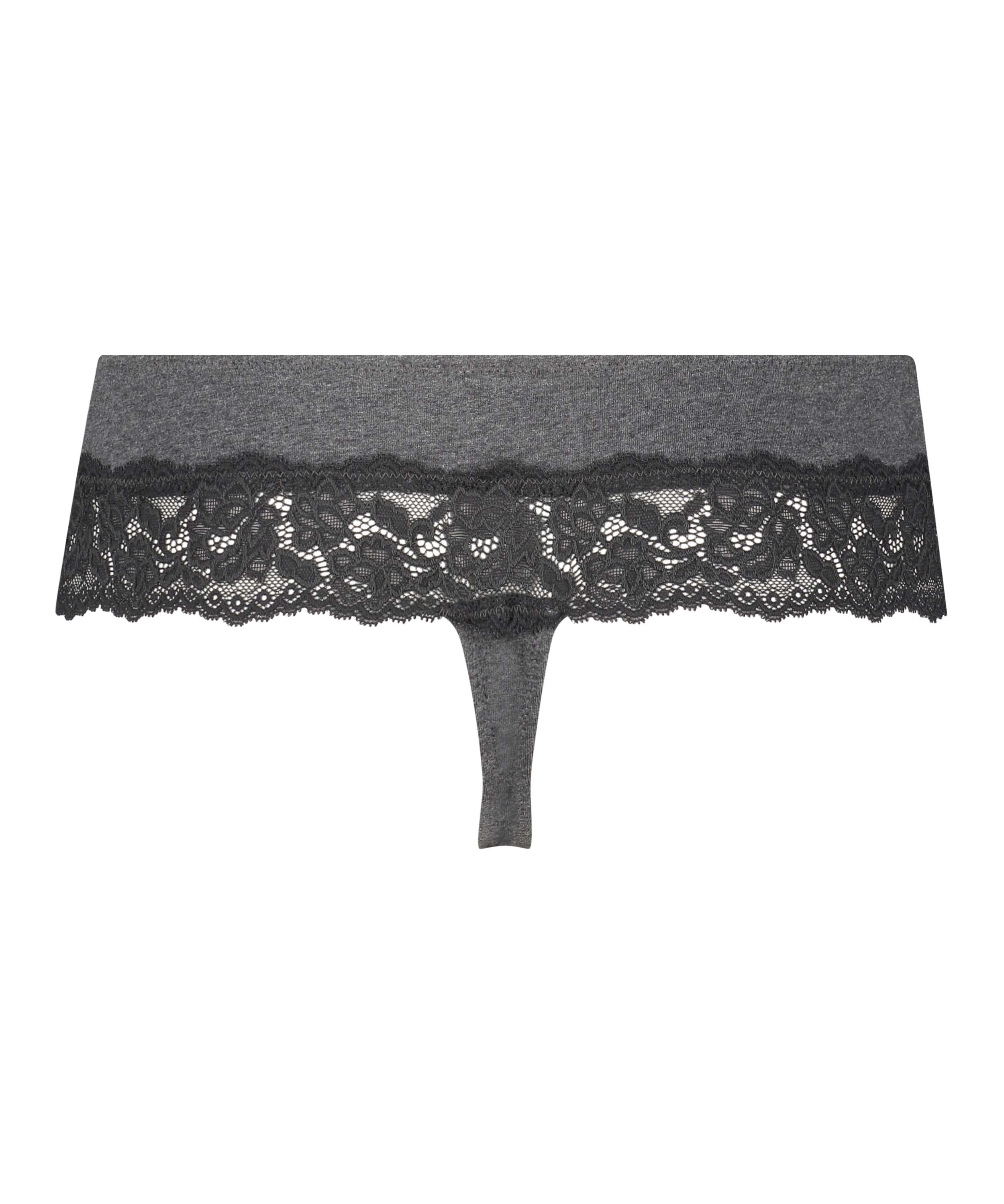 Boxerstreng bomuld, Grå, main