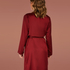 Badekåbe Satin Fleece, Rød